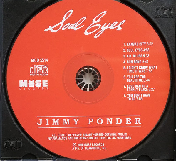 Jimmy Ponder : Soul Eyes (CD, Album)