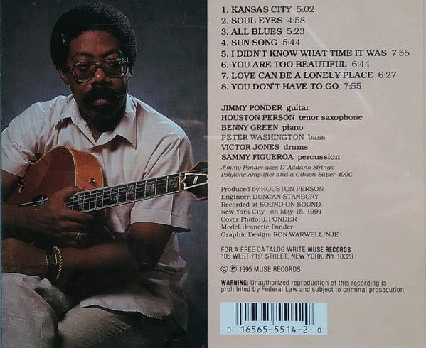 Jimmy Ponder : Soul Eyes (CD, Album)