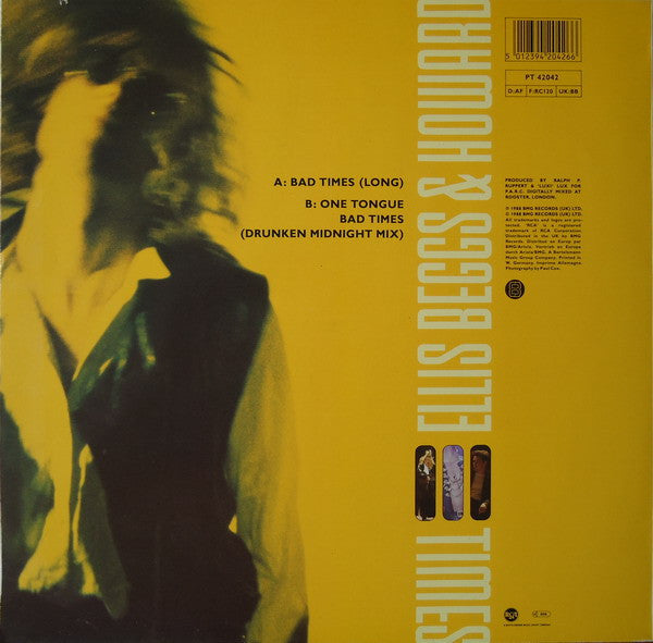 Ellis, Beggs & Howard : Bad Times (12", Maxi)