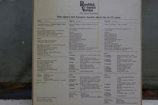 Ton Koopman, Nederlands Kamerkoor : Republiek tussen vorsten (3xLP, Dlx, S/Edition)