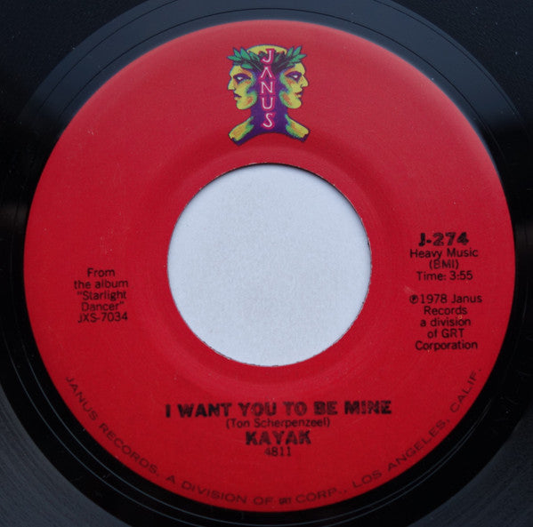 Kayak : I Want You To Be Mine / Irene (7", Single, Lab)