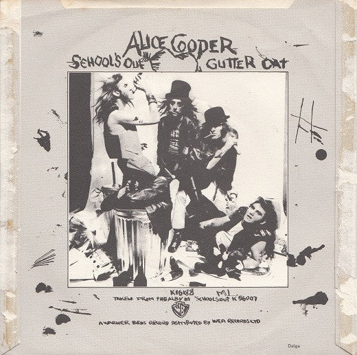 Alice Cooper : School's Out  (7", Single, PS )