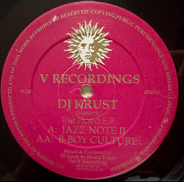 DJ Krust* : The Flava E.P (12", EP)