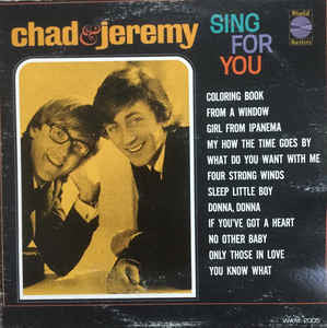 Chad & Jeremy : Sing For You (LP, Album, Mono)