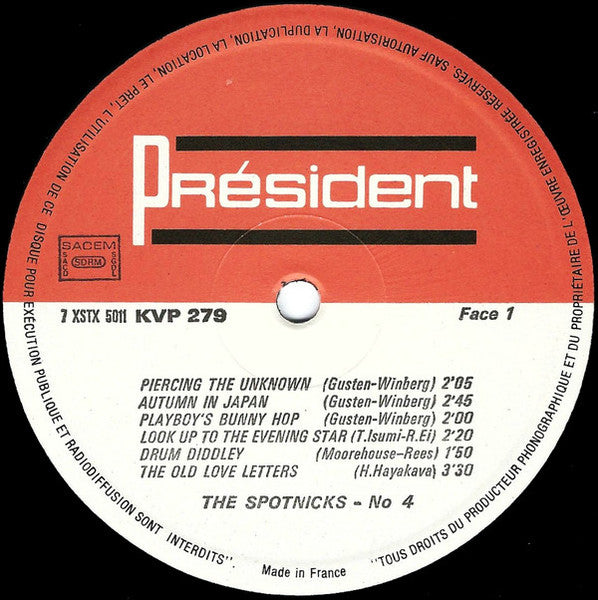 The Spotnicks : N°4 (LP, Comp)