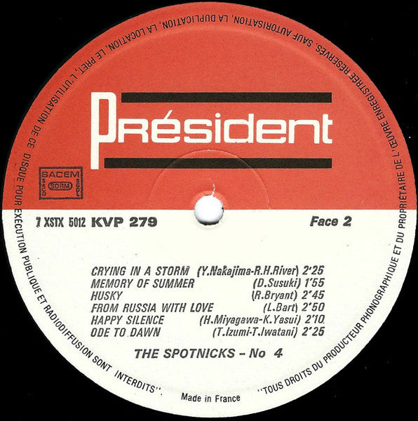 The Spotnicks : N°4 (LP, Comp)