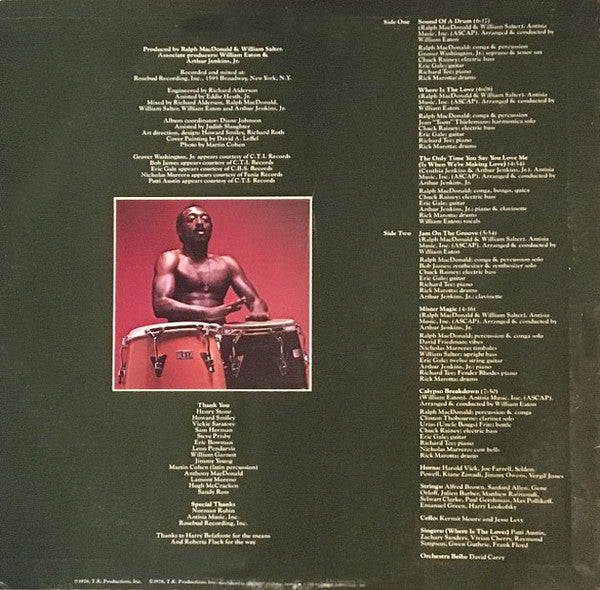 Ralph MacDonald : Sound Of A Drum (LP, Album, RE)