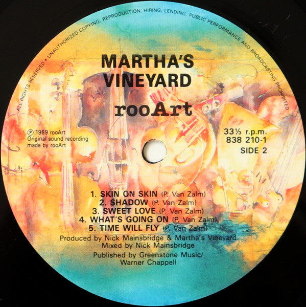 Martha's Vineyard : Martha's Vineyard (LP, Album)