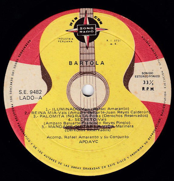 Bartola : Bartola (LP, Album)