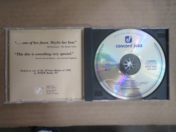 Rosemary Clooney : With Love (CD, Album)