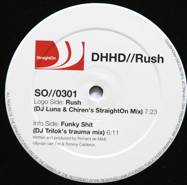 DHHD : Rush (12", Ltd)