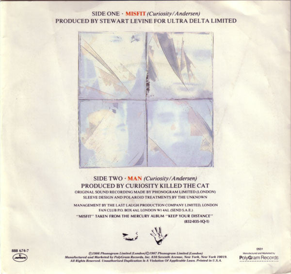 Curiosity Killed The Cat : Misfit (7", Single)