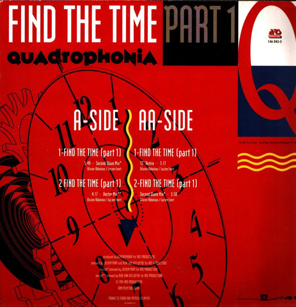 Quadrophonia : Find The Time (Part 1) (12")