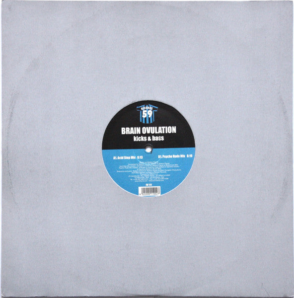 Brain Ovulation : Kicks & Bass (12")