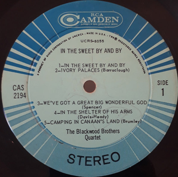 The Blackwood Brothers Quartet : In The Sweet By And By (LP, Album)