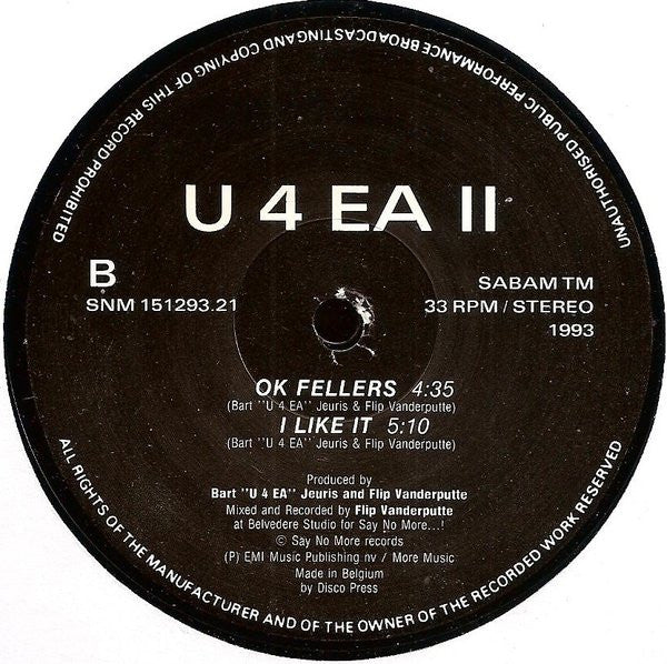 U 4 EA* : II (12")