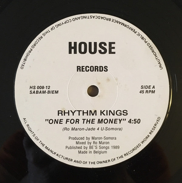 Rhythm Kings : One For The Money (12")