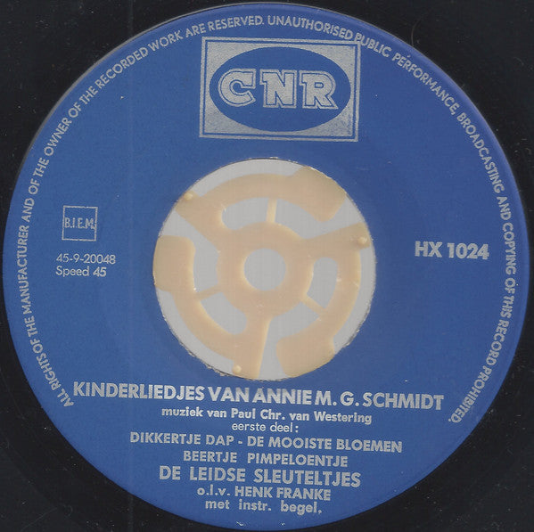 De Leidse Sleuteltjes, Henk Franke : Dikkertje Dap (7", EP)