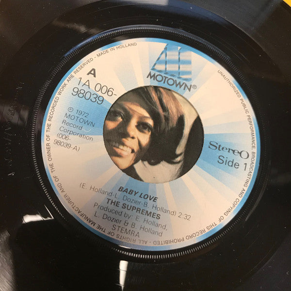 The Supremes : Baby Love / Where Did Our Love Go (7", Single, RE)
