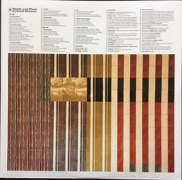 Saint Etienne : Words And Music By Saint Etienne  (LP, Album, Ltd, RE)