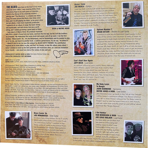 Dion (3) : Blues With Friends (2xLP, Album)