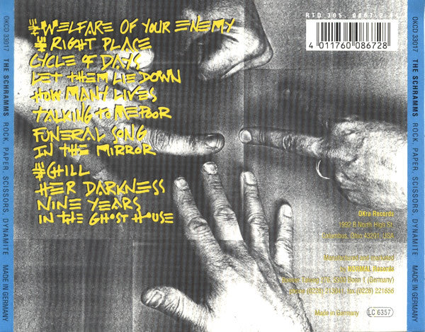 The Schramms : Rock, Paper, Scissors, Dynamite (CD, Album)