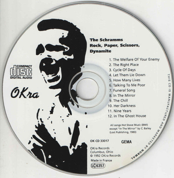 The Schramms : Rock, Paper, Scissors, Dynamite (CD, Album)