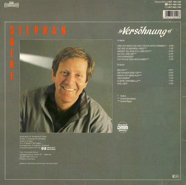 Stephan Sulke : Versöhnung (LP, Album)