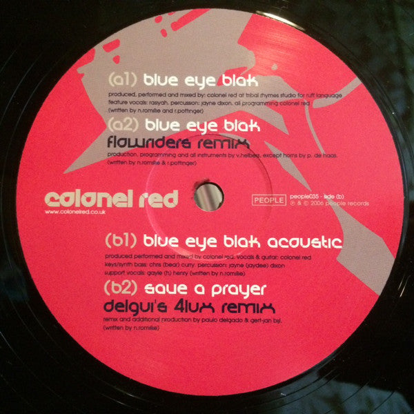 Colonel Red : Blue Eye Blak (12")