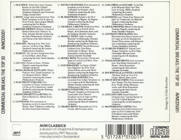 Various : Commercial Breaks: The Top 30 (CD, Comp)