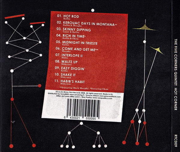 The Five Corners Quintet Featuring Mark Murphy : Hot Corner (CD, Album, Dig)