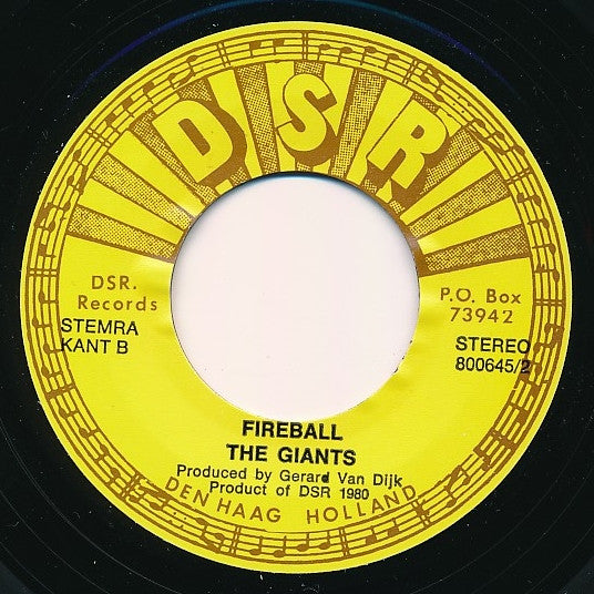 The Giants (8) : Long Long Ago / Fireball (7", Single)