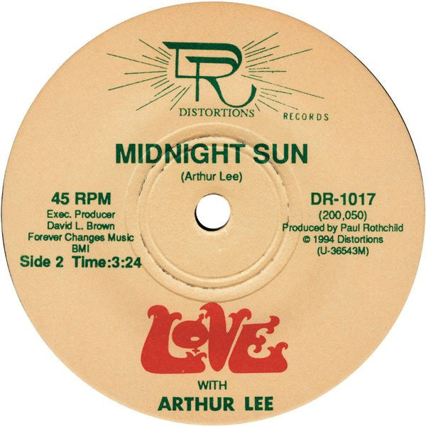 Love With Arthur Lee : Girl On Fire (7", Single)