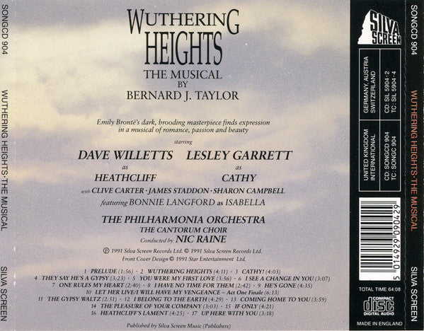 Bernard J. Taylor : Wuthering Heights (The Musical) (CD)