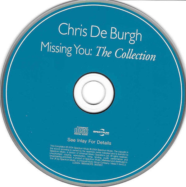 Chris de Burgh : Missing You: The Collection (CD, Comp, RE)