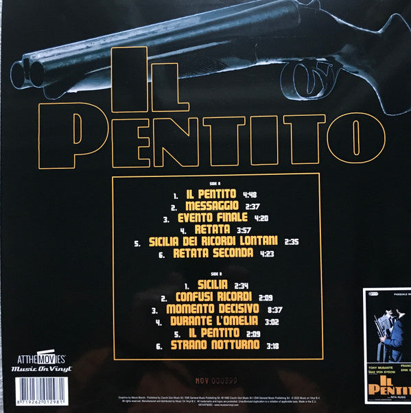 Ennio Morricone : Il Pentito (LP, Album, Ltd, Num, RE, Sil)