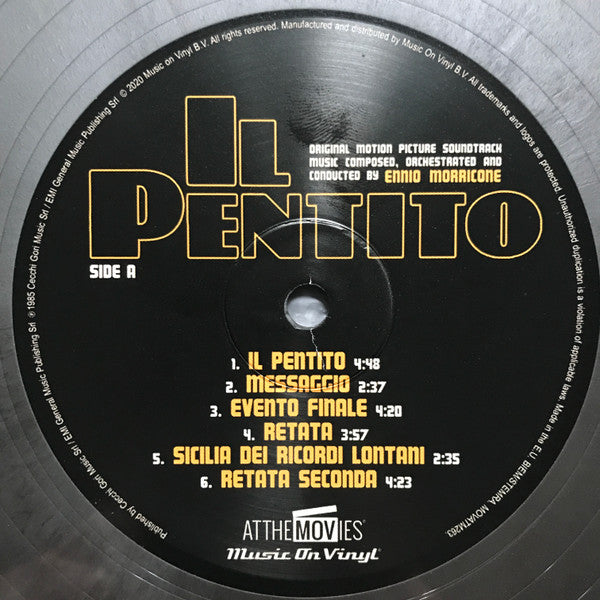 Ennio Morricone : Il Pentito (LP, Album, Ltd, Num, RE, Sil)