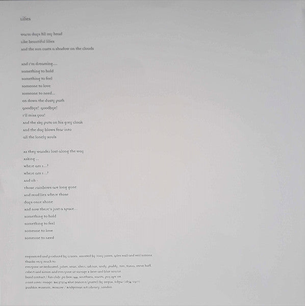 Cranes : Loved (LP, Album, RE, 180)