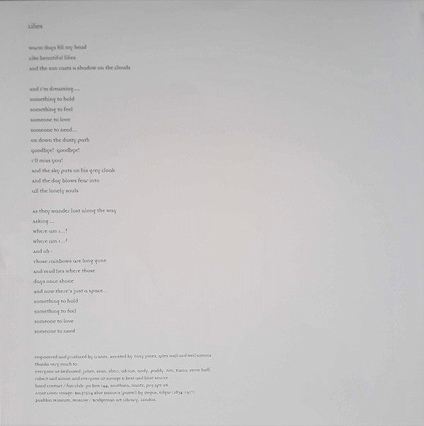 Cranes : Loved (LP, Album, RE, 180)