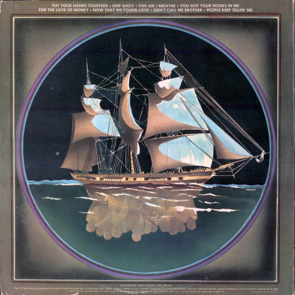 The O'Jays : Ship Ahoy (LP, Album, Quad)