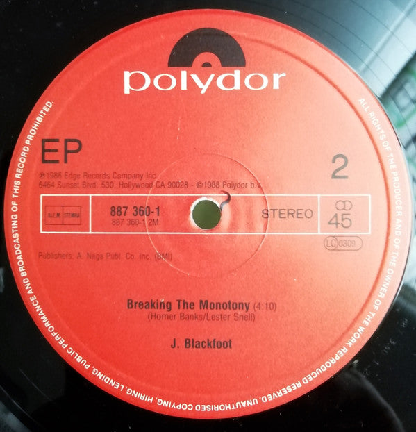 J. Blackfoot : Respect Yourself (Hoppermix) (12", Maxi)