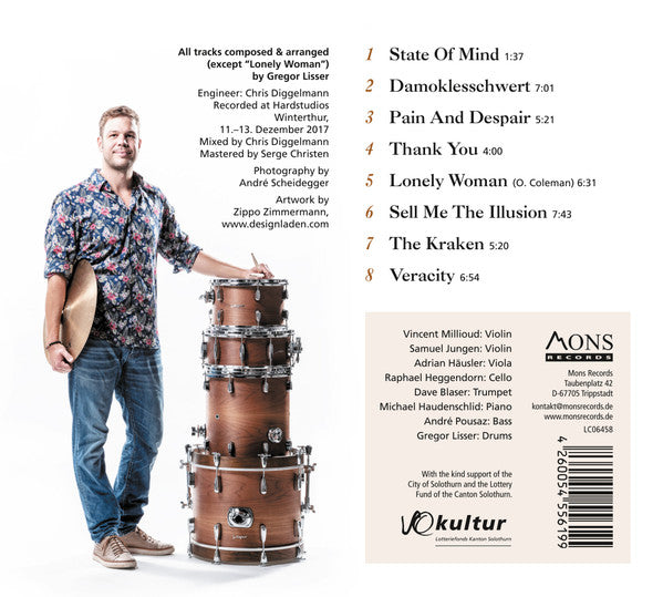 Gregor Lisser Double Quartet : On Eleven (CD, Album)