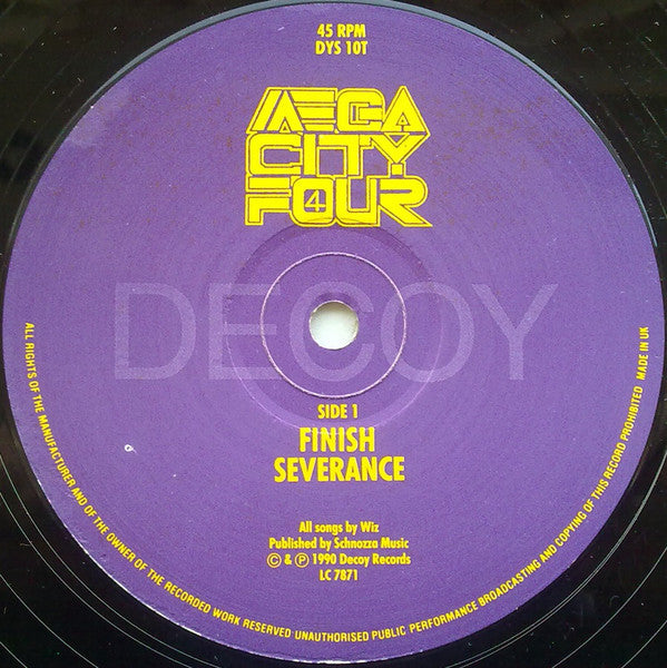 Mega City Four : There Goes My Happy Marriage (12", EP)