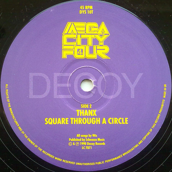 Mega City Four : There Goes My Happy Marriage (12", EP)