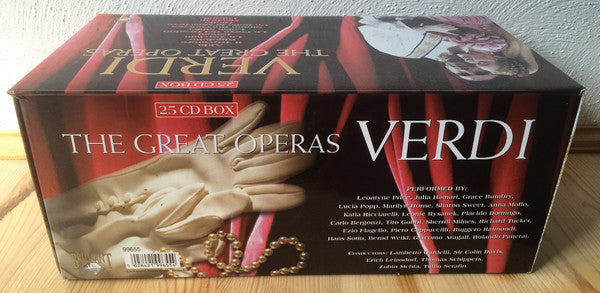 Giuseppe Verdi : The Great Operas (25xCD, Album, RE + 12xBox, Dua + Box, Comp, Car)