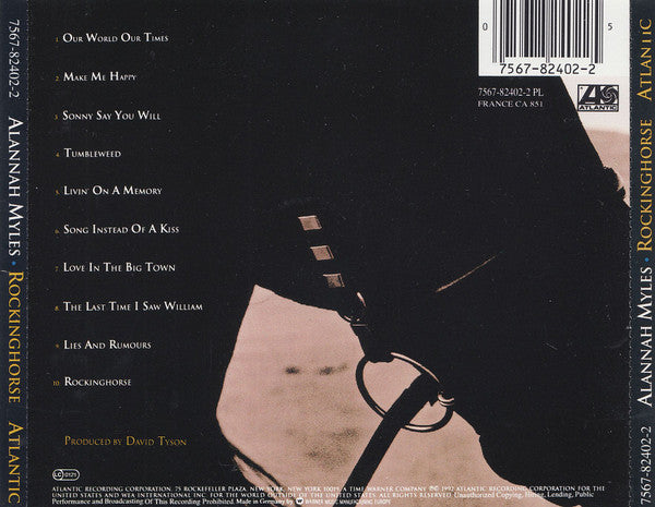 Alannah Myles : Rockinghorse (CD, Album)