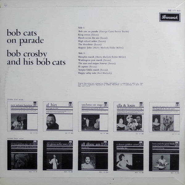 Bob Crosby And The Bob Cats : Bobcats On Parade (LP)
