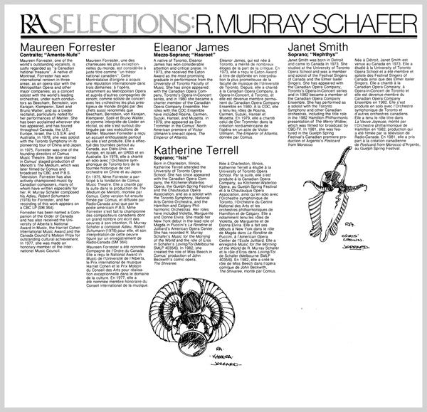 R. Murray Schafer : Ra (Selections) (LP, Album)