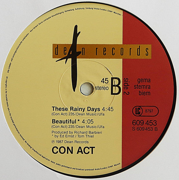 Con Act : Beautiful (12", Maxi)