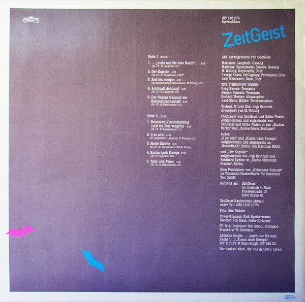 ZeitGeist (4) : Gib Mir Zeit! (LP, Album)